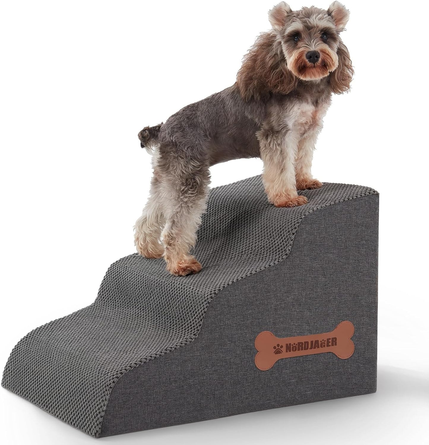 Dog Stairs 3-Step for Small Dogs and Cats to Access Furniture