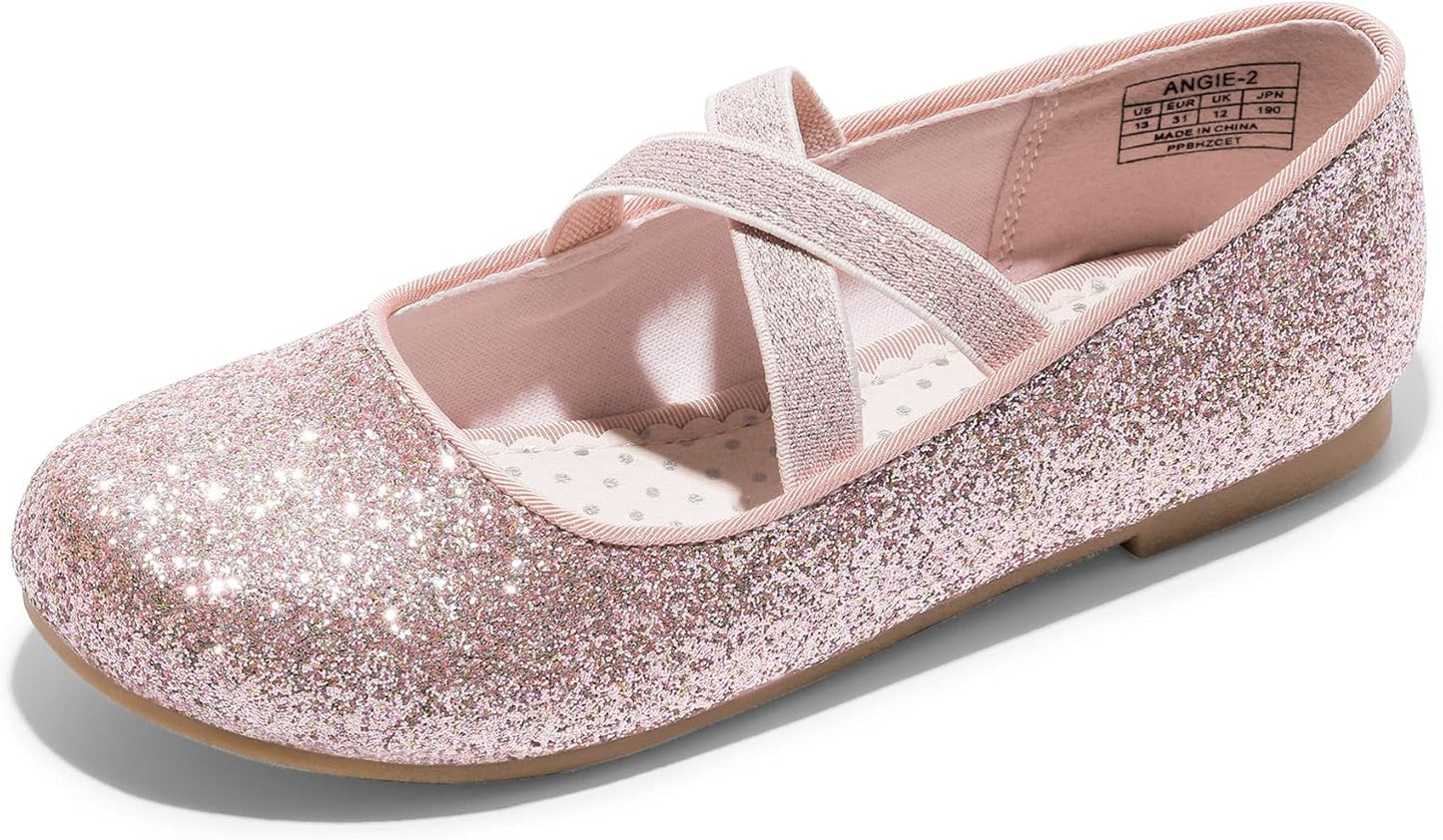 DREAM PAIRS Girls Ballerina Dress Shoes for Stylish Occasions