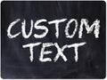 Custom Sign Street Sign 18x24 in Chalkboard Black - Rust Free DiBond