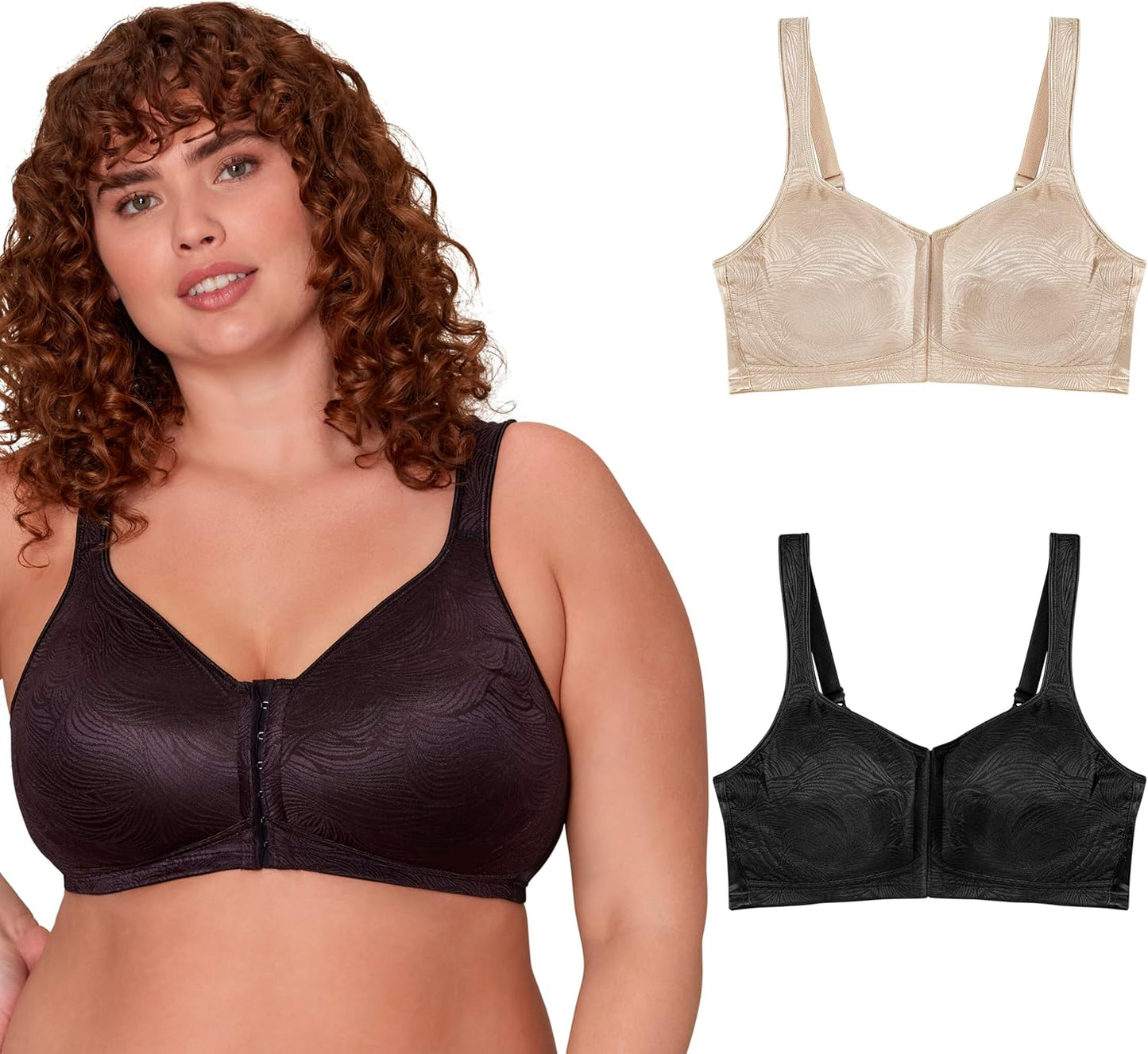 Playtex Womens 18 Hour Wireless Bra with Extra Back Support