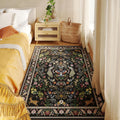 3x5 Washable Area Rug with Floral Design for Home and Office