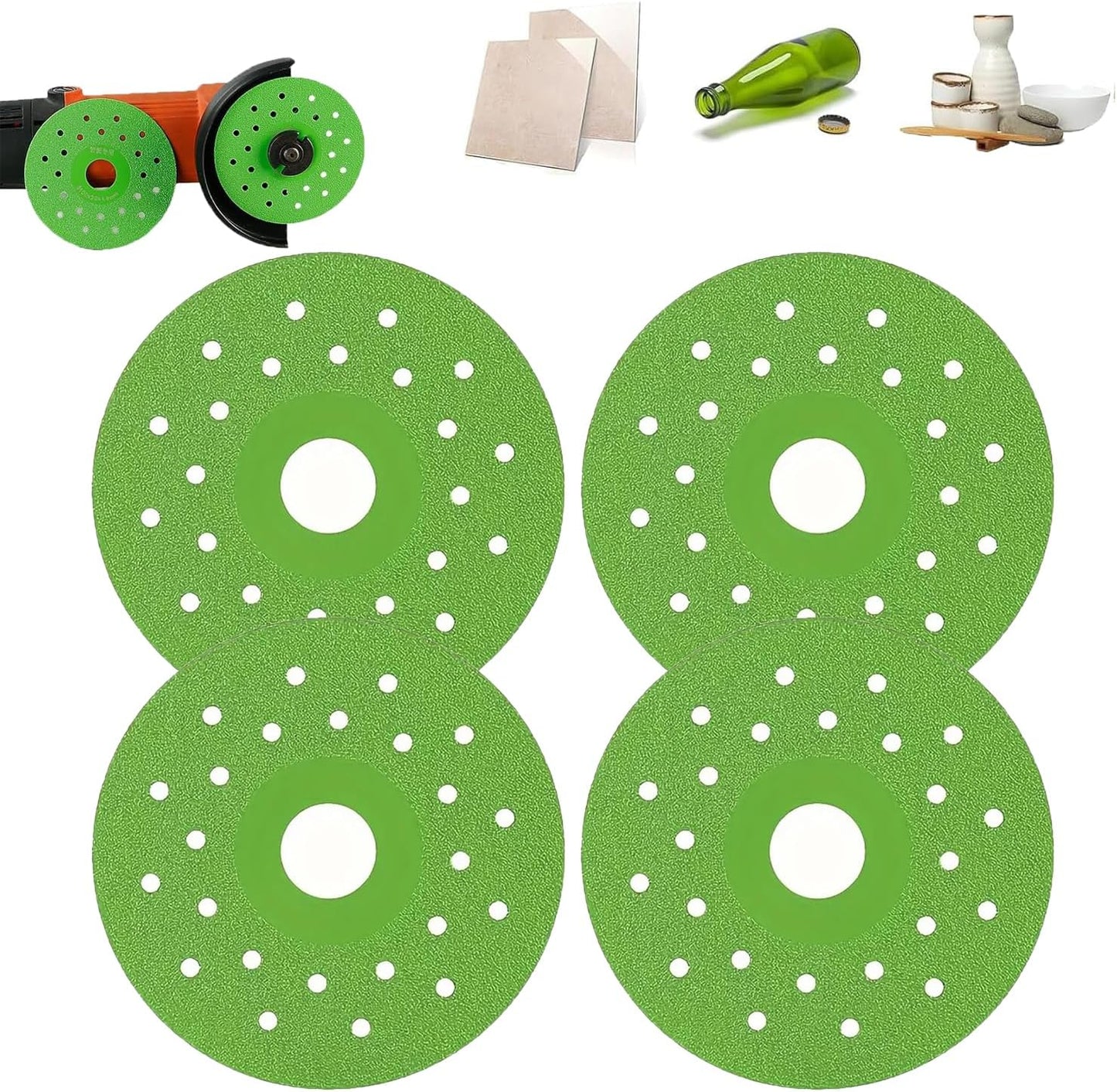 Diamond Chamfered Blades 4 Tile & Marble Cutting