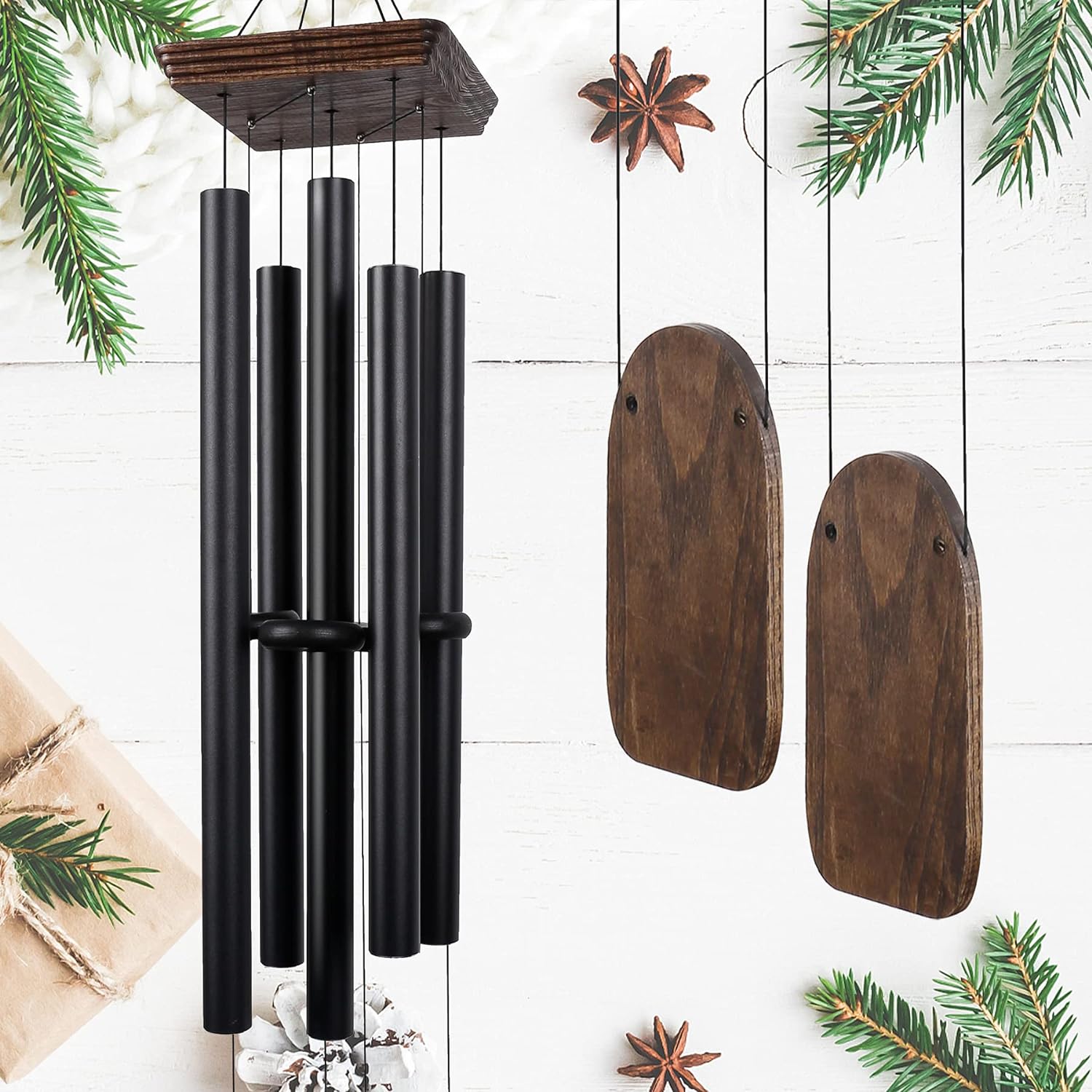 48 Inch Large Wind Chimes for Outside with Deep Tone Sound