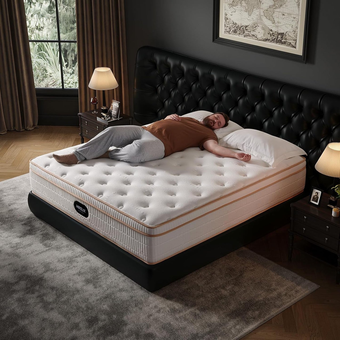 12 Inch King Hybrid Mattress with Cooling Gel Memory Foam