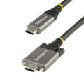 USB C Screw Locking Cable 3ft 10Gbps - Durable 100W Charging