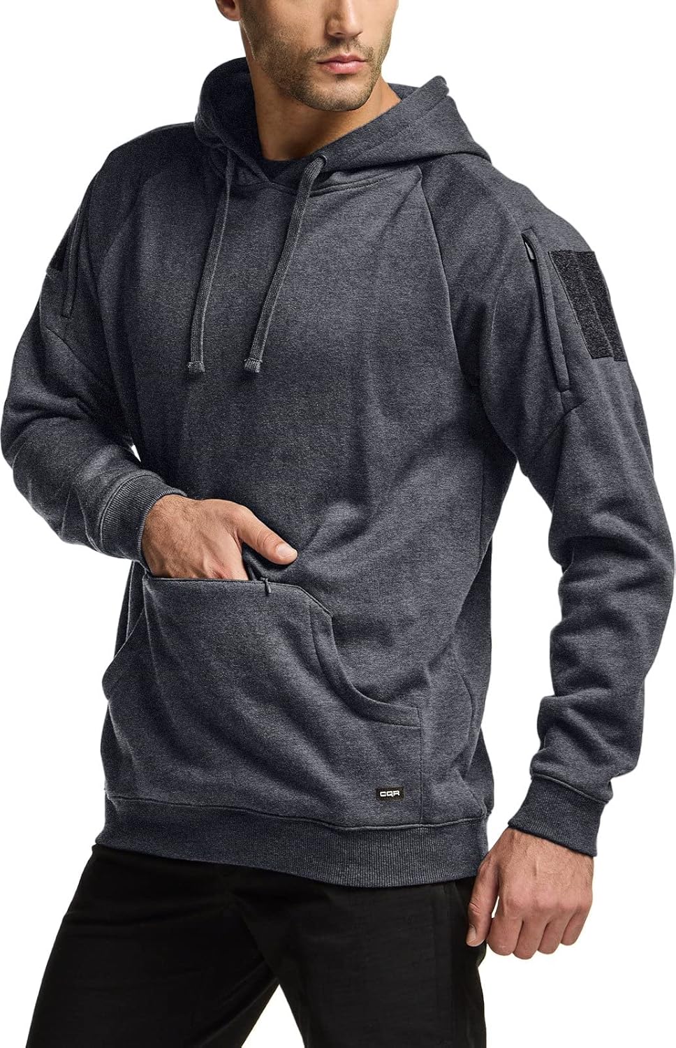 CQR Men's Winter Fleece Pullover Hoodies for Outdoor Activities
