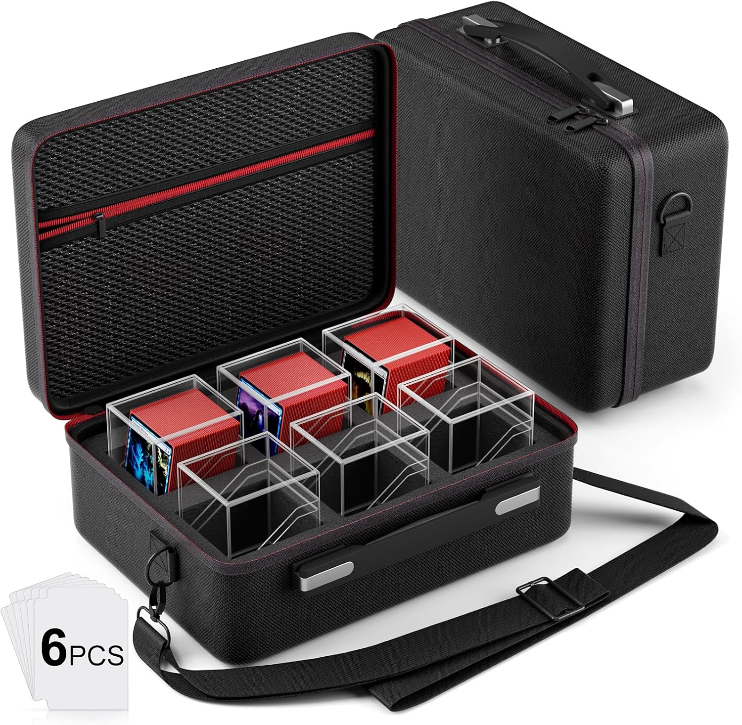 Card Deck Box Set with Portable Case for TCG Players and Collectors