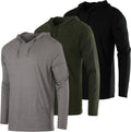 Men's Cotton Lightweight Pullover Drawstring Hoodie with Pocket