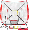 Storgem Baseball and Softball Practice Net 77ft - Portable Training