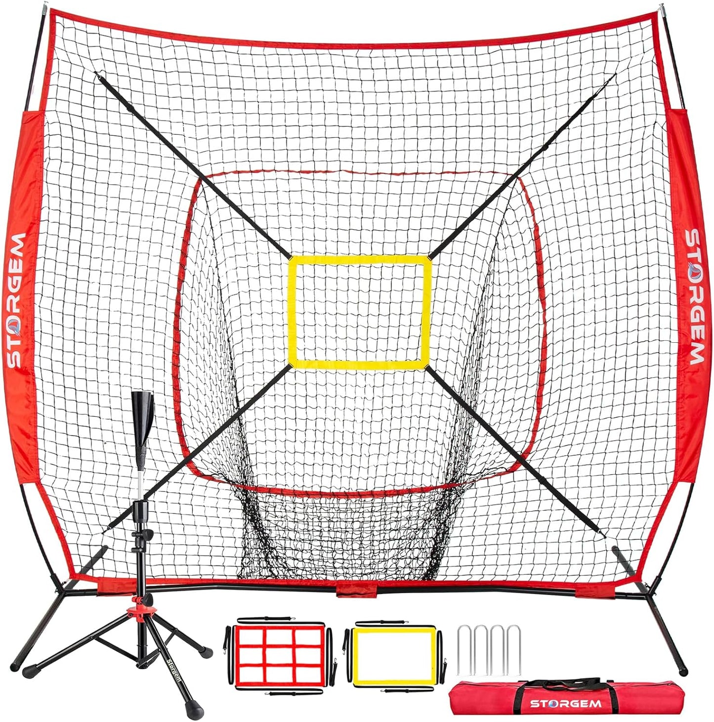 77ft Portable Baseball and Softball Practice Net for Training