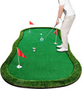 Golf Putting Green Indoor Outdoor Putting Mat 5x10 ft - Real Course
