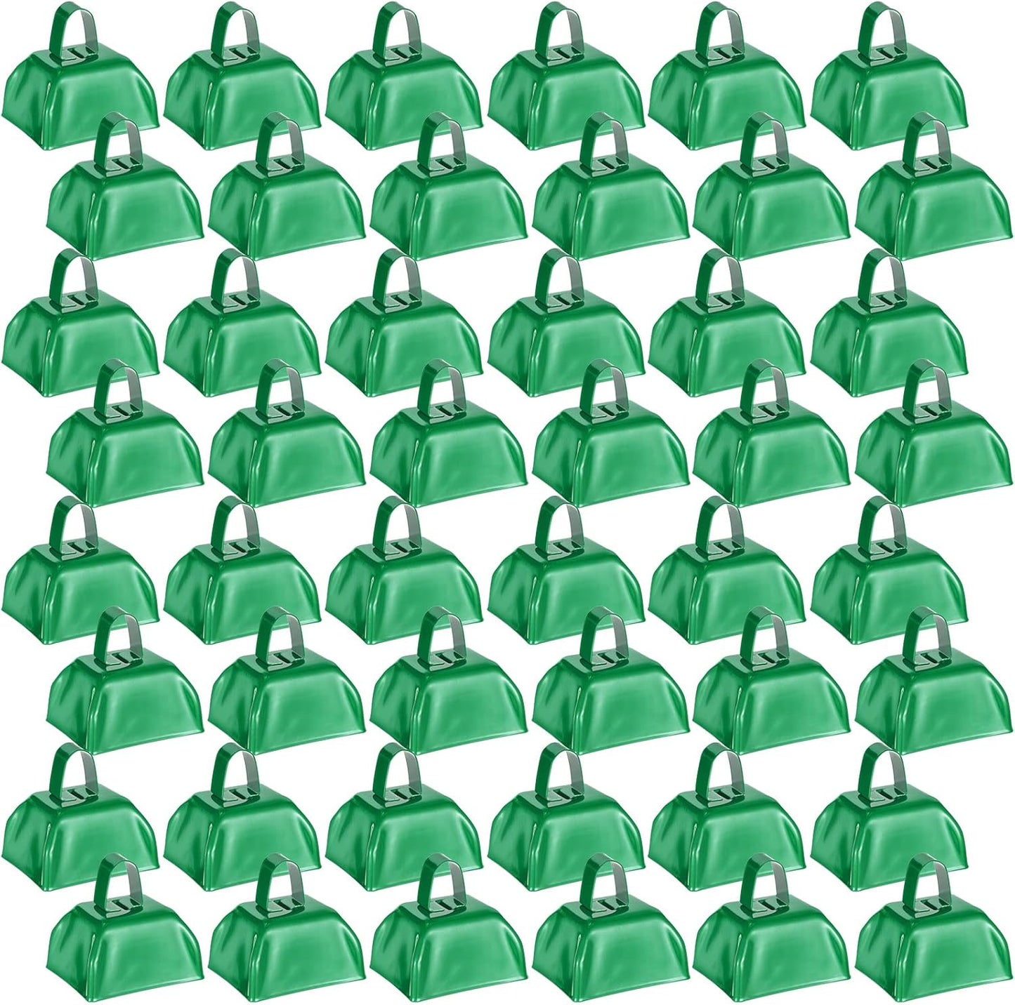 Loud Metal Cowbells for Team Cheering and Events - 48 Pcs