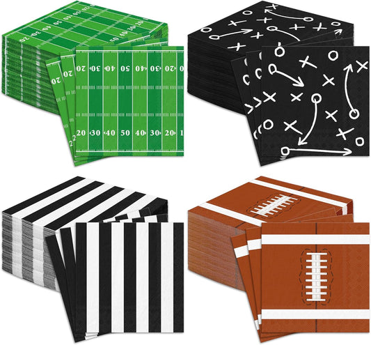 120-Piece Football Party Napkins - Score Big with Kochorie!