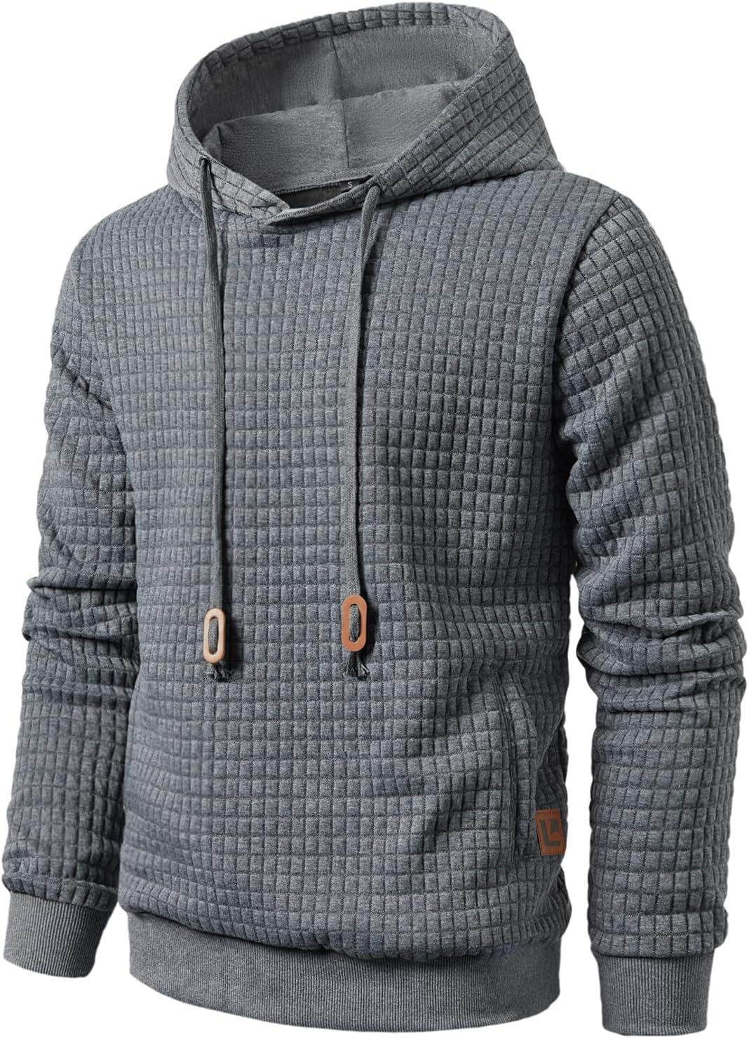 Mens Sweatshirts Long Sleeve Pullover Casual Drawstring Hoodie