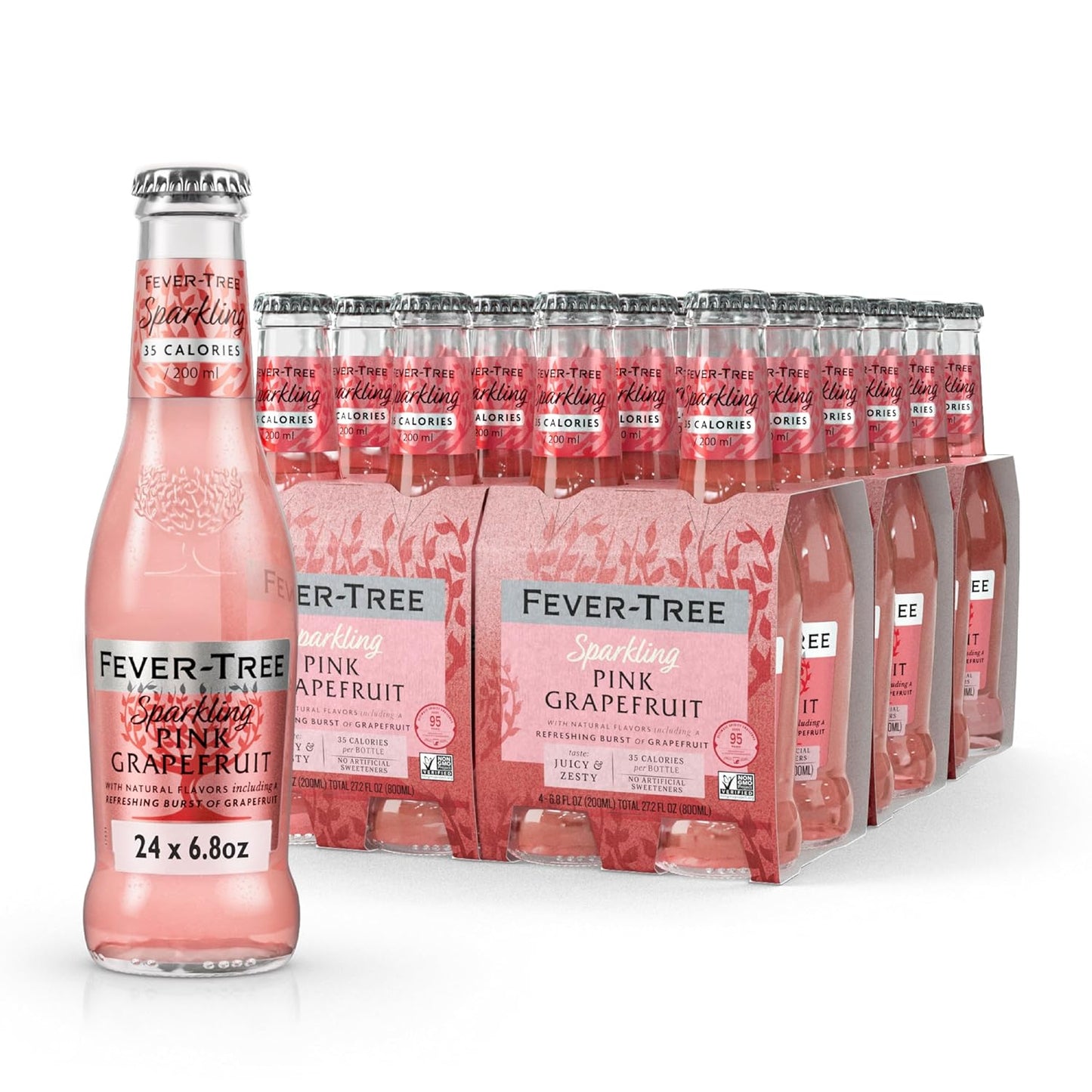 Fever Tree Sparkling Pink Grapefruit Mixer - Refreshing Beverage