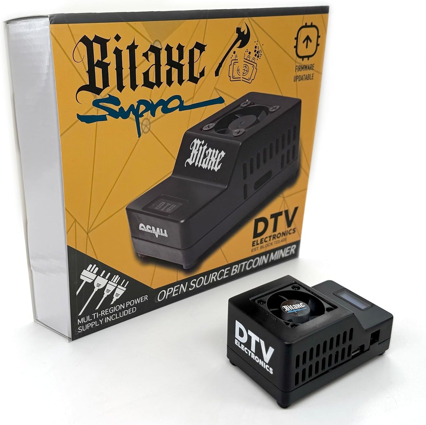 Bitaxe Supra Open Source Bitcoin ASIC Miner for Home Use
