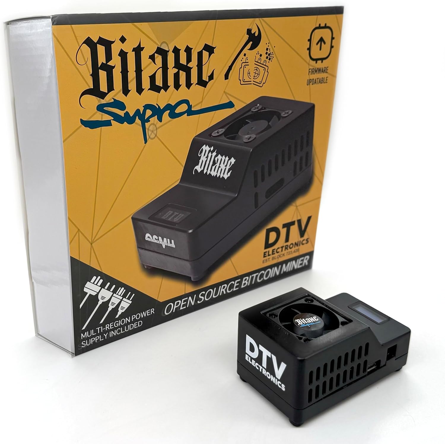 Bitaxe Supra Open Source Bitcoin ASIC Miner for Home Use