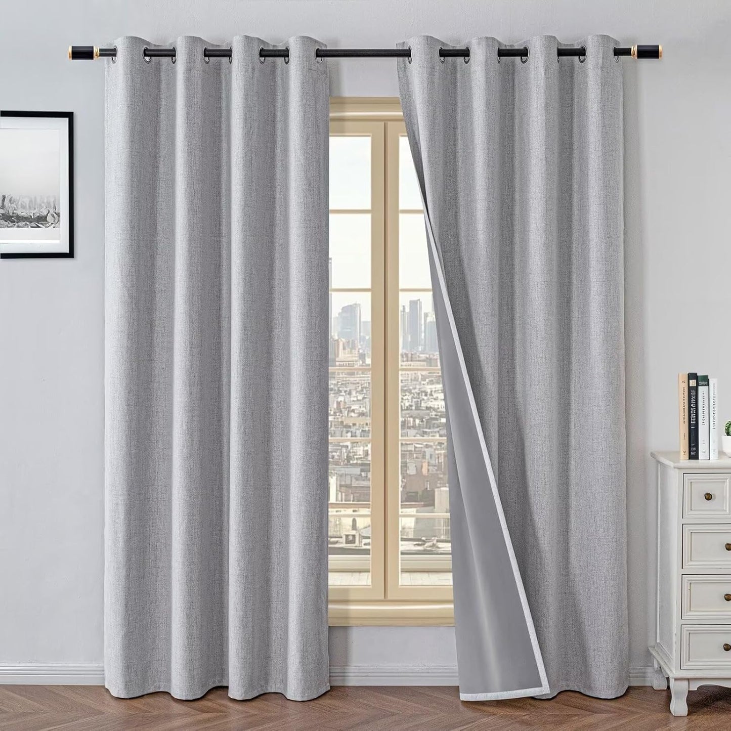 100% Blackout Curtains 96 Inches Long for Ultimate Privacy