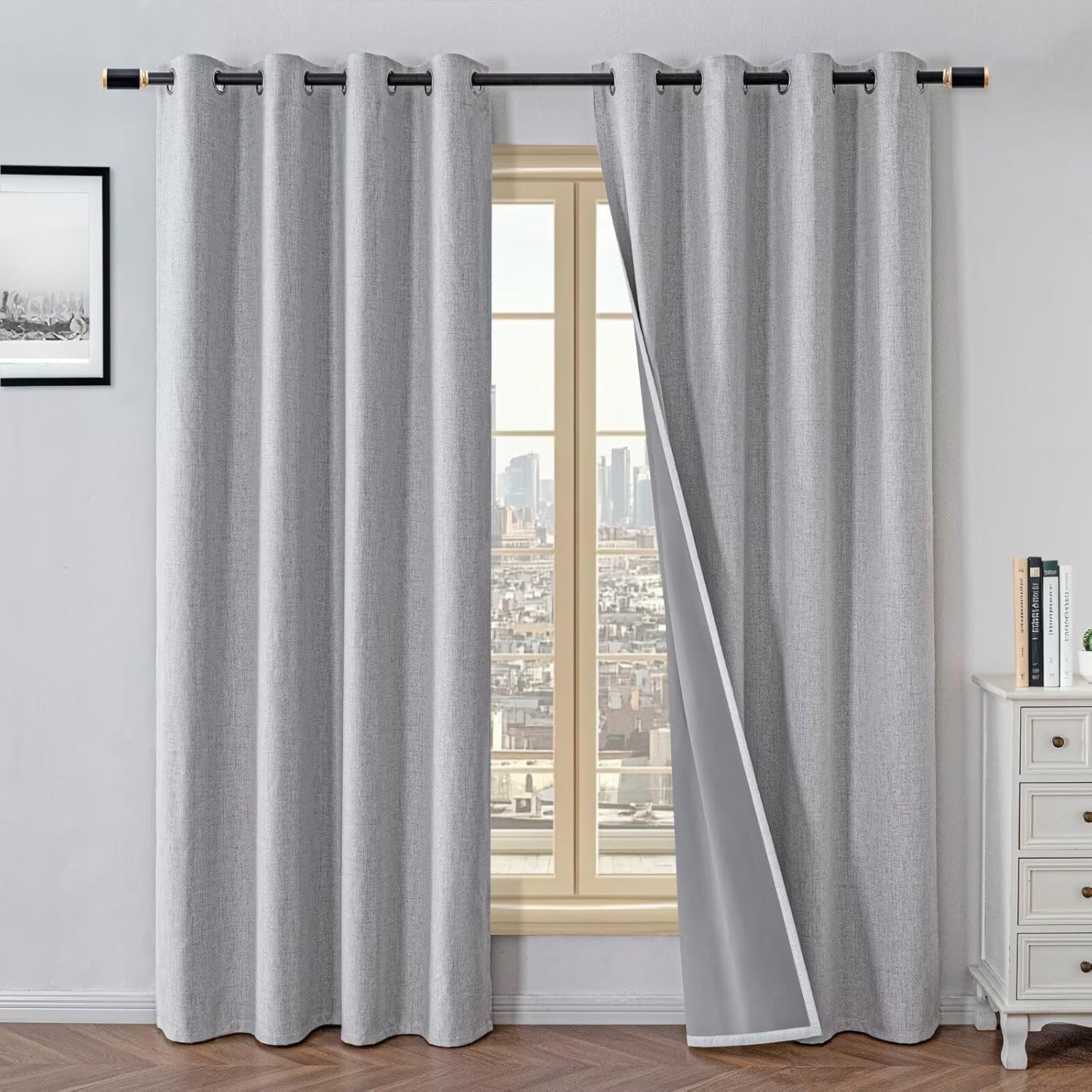 100% Blackout Curtains 96 Inches Long for Ultimate Privacy