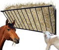 Horse Hay Feeder 63in Wall Mounted Hay Rack - 48 Gallon Capacity