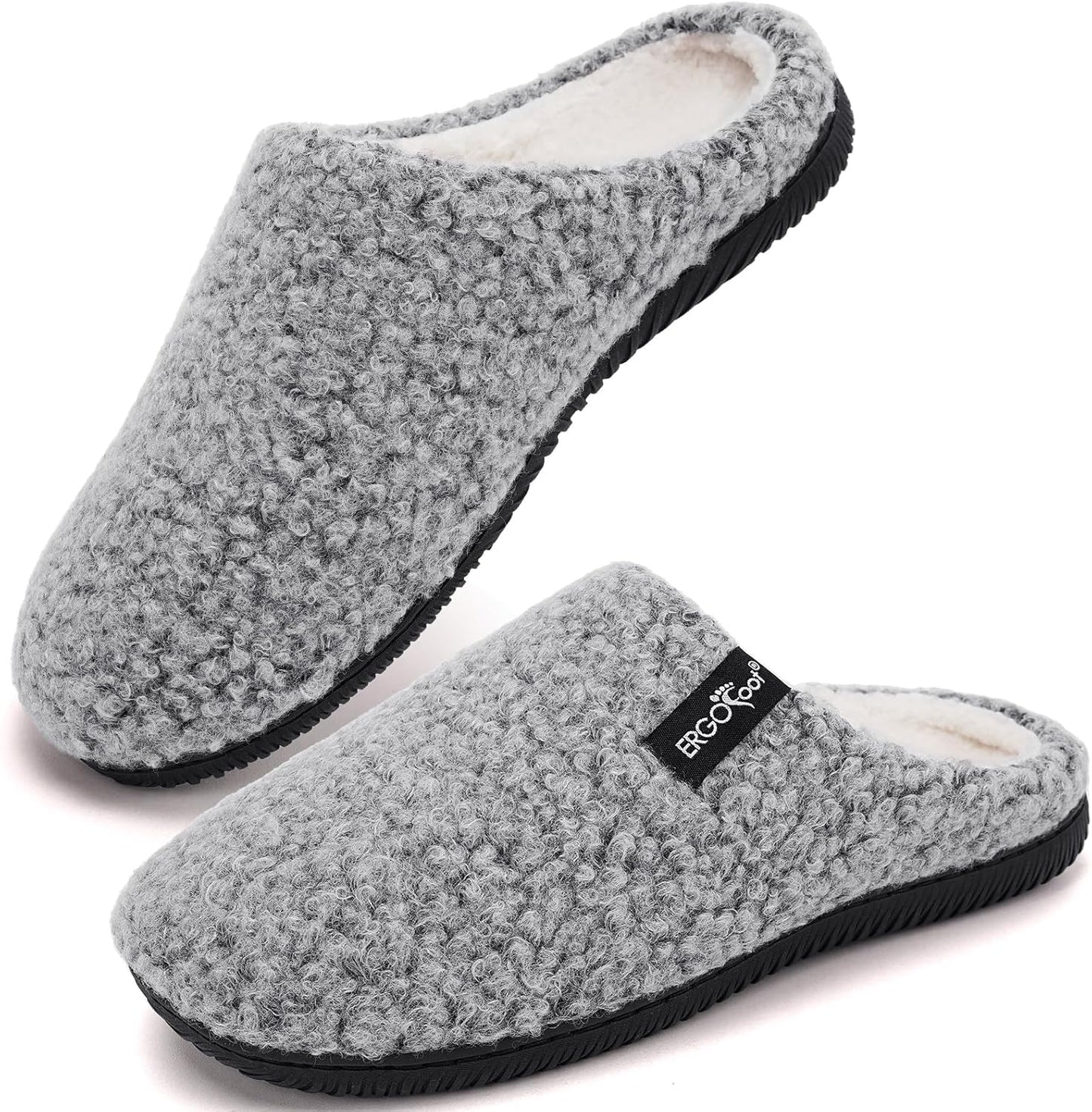 ERGOfoot Arch Support Orthopedic Slippers for Plantar Fasciitis