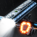High Lumen Bike Light Set - Super Bright Rechargeable Front and Rear