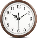 Large 16 Inch Silent Non Ticking Wall Clock for Home and Office