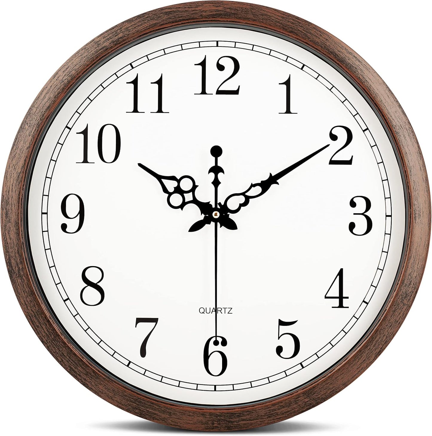 Large 16 Inch Silent Non Ticking Wall Clock for Home and Office