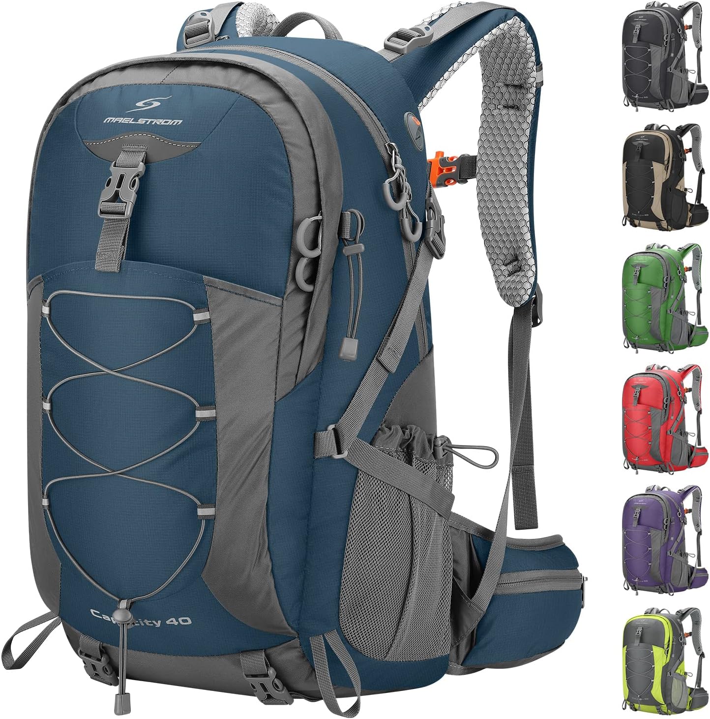 40L Waterproof Hiking Backpack - Lightweight & Rainproof!