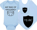 My Bag Of Holding Is Full Baby Onesie Package - Gift Set