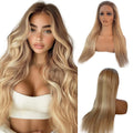 Highlight Ombre Ash Blonde Lace Front Wig 13x4 - Natural Look