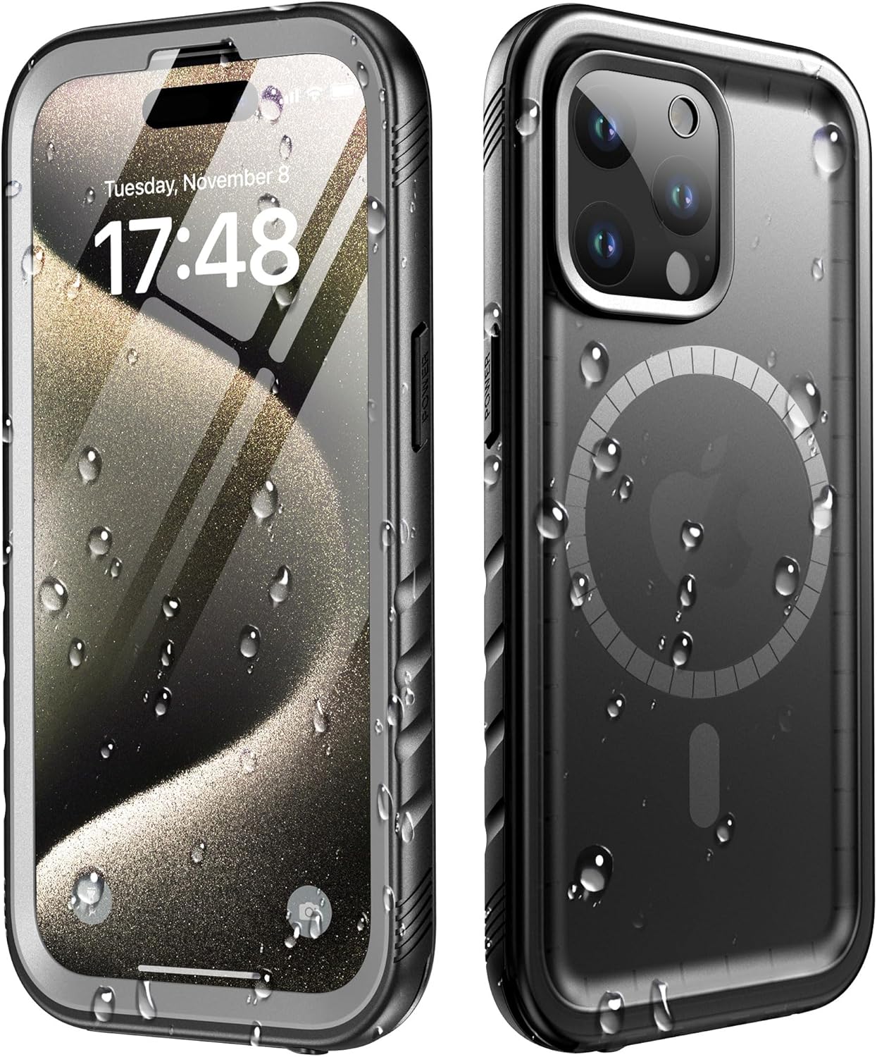 Cozycase Waterproof Shockproof Case for iPhone 15 Pro Max