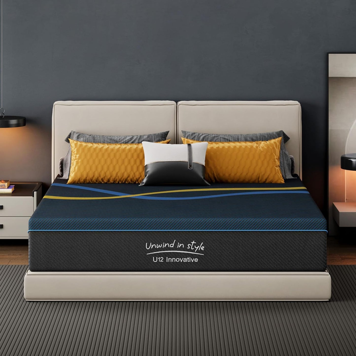 12 Inch Gel Memory Foam King Mattress for Ultimate Comfort