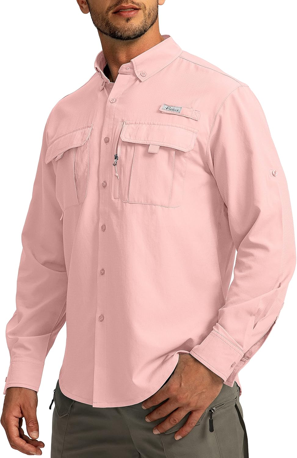 Men's Sun Protection Fishing Shirts with UPF50+ for Outdoor Fun
