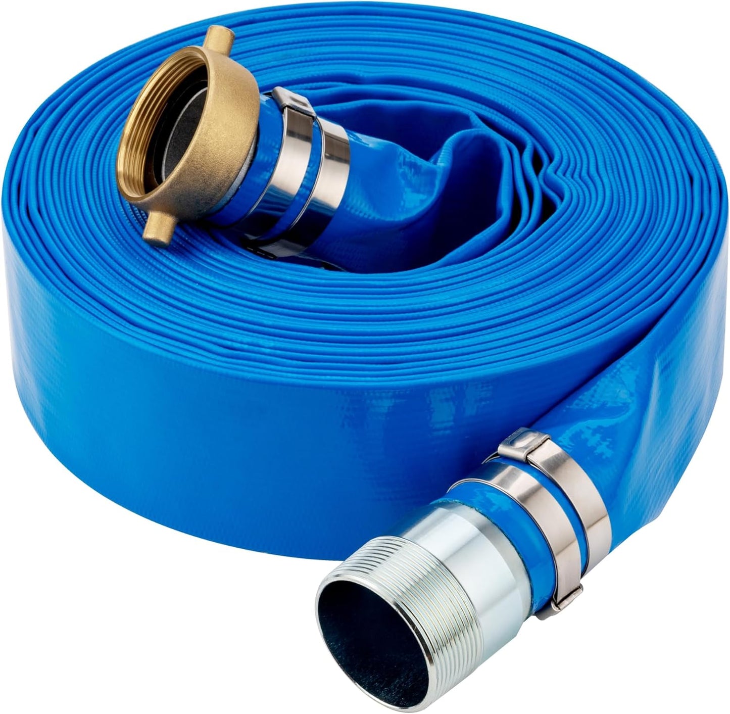Heavy Duty 1.5in ID x 50 ft Pool Backwash Hose for Draining