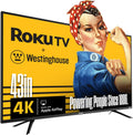 Westinghouse 43 Inch Smart TV - 4K UHD with Roku and Bluetooth