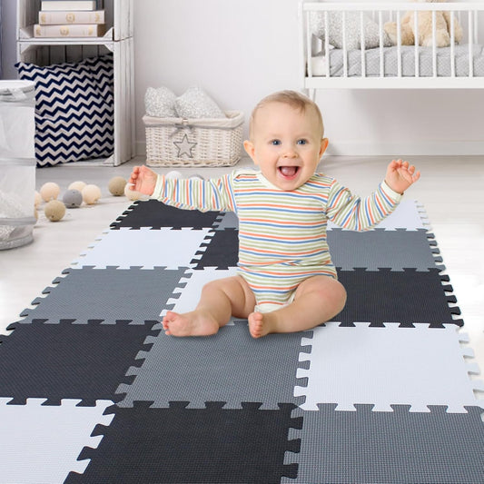 XMTMMD Soft Non-Toxic Foam Baby Play Mat for Creative Play