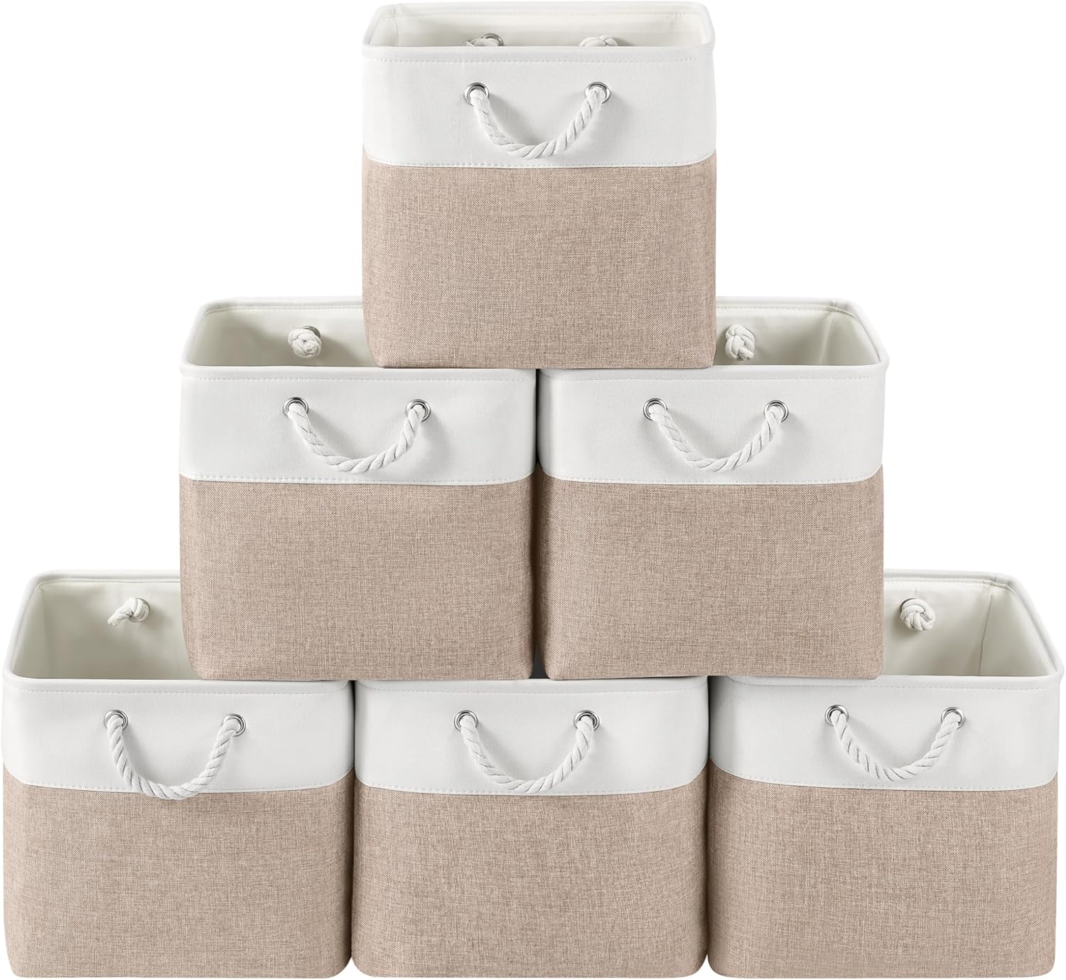 13 x 13 Inch Cube Storage Bins for Home Organization Needs