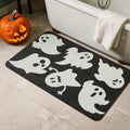 Halloween Bath Mat Thin Ghost Bathroom Rug 24in x 36in - Quick Dry