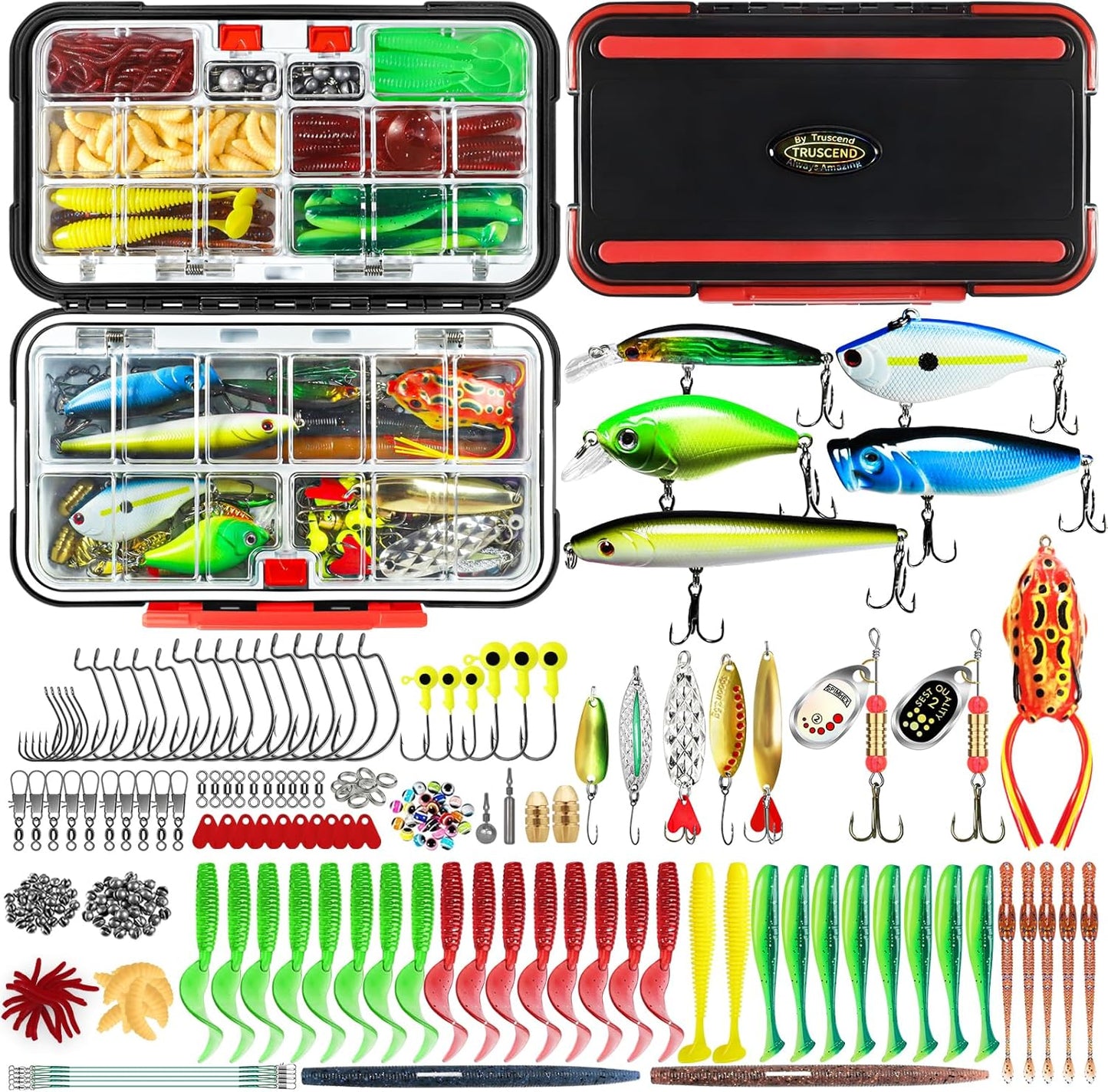 TRUSCEND Fishing Bait Rigs Kit for Freshwater Fishing Enthusiasts