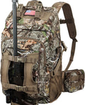 Hunting Backpack with Rifle Holder - Quiet, 40L Outdoor Pack