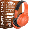 Orange PuroPro Hybrid ANC Over-Ear Headphones - 32h Battery