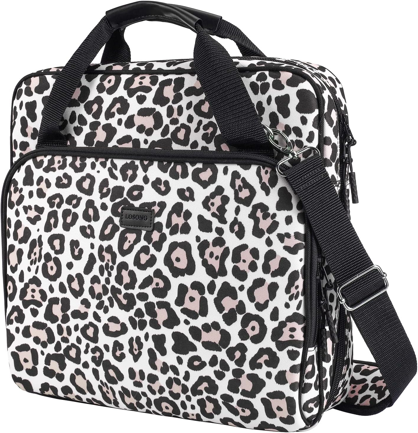 3 Ring Zipper Binder with Shoulder Strap for School and Office