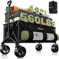 300L Extra Large Foldable Wagon Cart 560LB Capacity - Heavy Duty