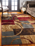 Unique Loom Barista Collection Area Rug - Kouillou 9ft x 12