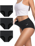 Period Underwear For Women Heavy Flow High Waisted 3 Pack - Leakproof