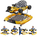 4-in-1 Baby Walker Foldable Activity Center - Adjustable Car Walker