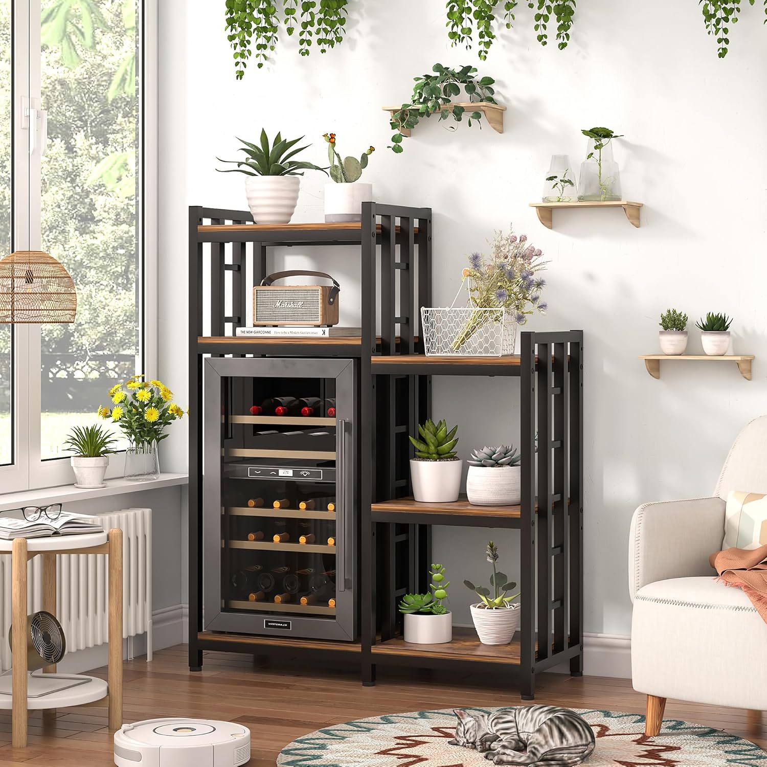 Adjustable 6-Tier Kitchen Utility Rack - Space-Saving Solution