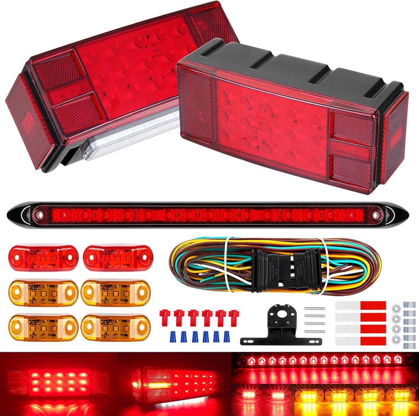 Submersible Boat Trailer Lights for Utility Trailers and RVs