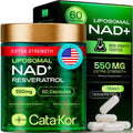 Liposomal NAD+ Supplement with Resveratrol - Advanced NAD Support